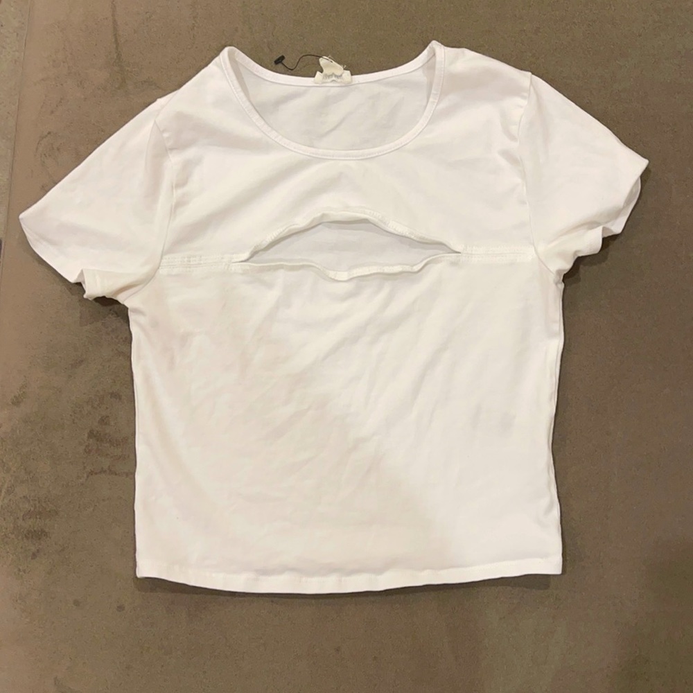 White Crop Top
